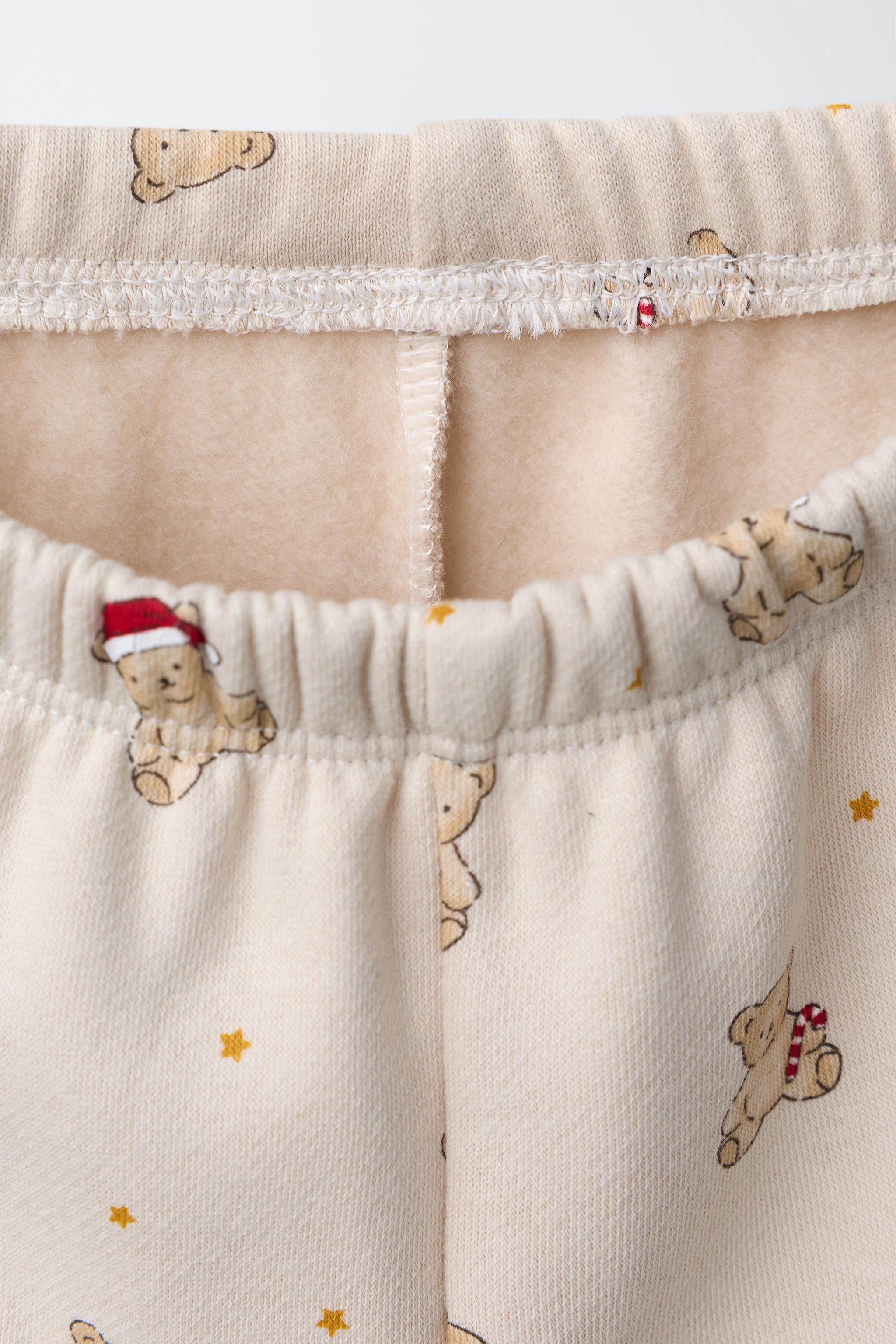 BEAR PRINT SWEATSHIRT AND JOGGER SET